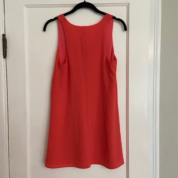 Mabel Swing Dress in Coral, XS - Picture 2 of 3